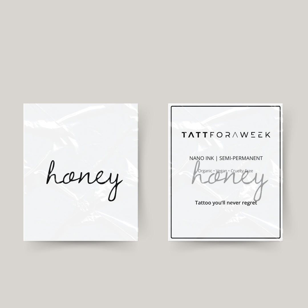 Tatuagem temporária honey