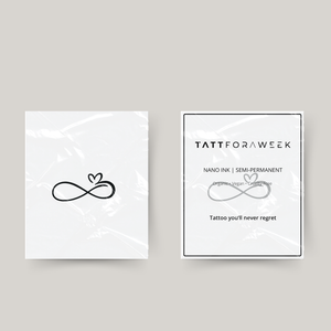 Tatuagem temporária infinito