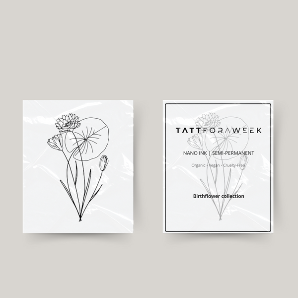 Significado da tatuagem de flor de nascimento de julho