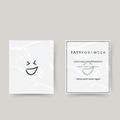 Tatuagem temporária smiley sorridente