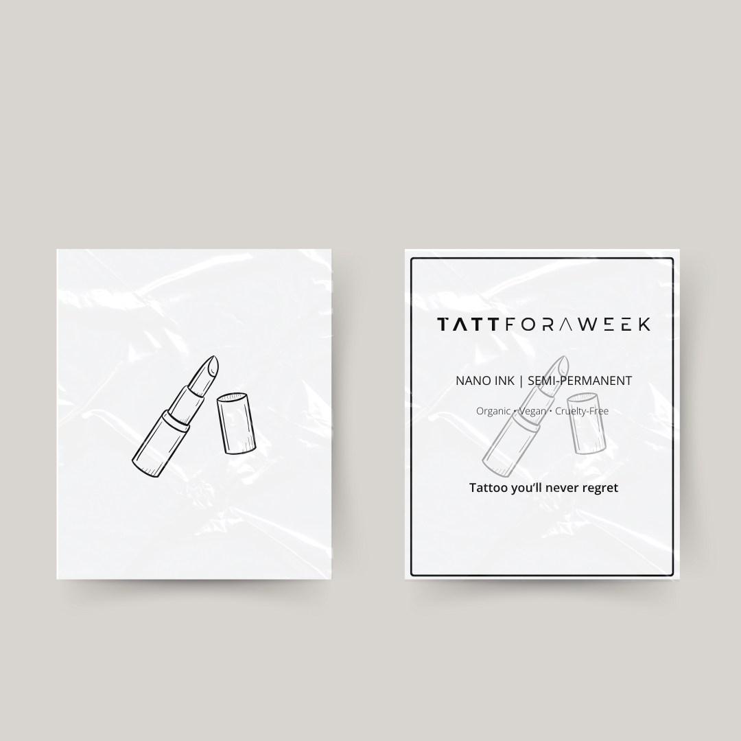 Batom de tatuagem temporária