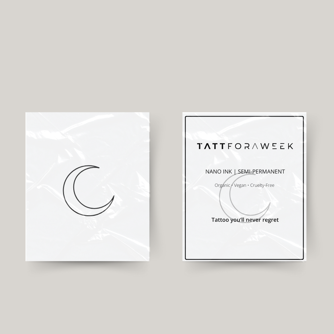 Lua de tatuagem temporária