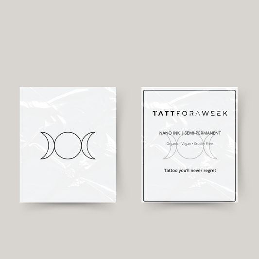 Fase da lua tatuagem temporária