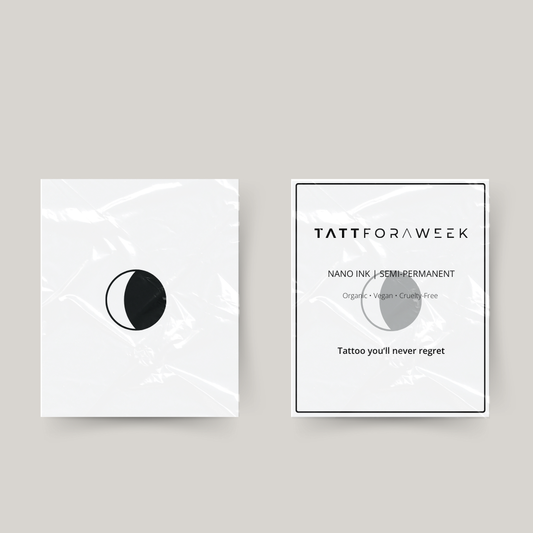 Tatuagem temporária fase da lua IIII