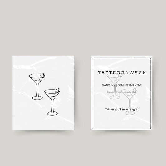 Tatuagem temporária cocktails