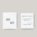 Tatuagem temporária combinada xo xo