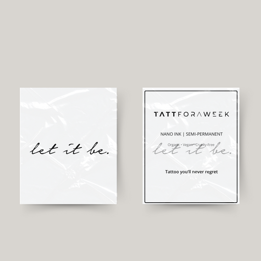 Tatuagem temporária deixa estar