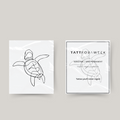 Tatuagem temporária tartaruga