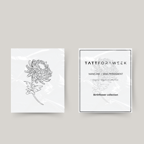 Significado da tatuagem da flor de nascimento de novembro