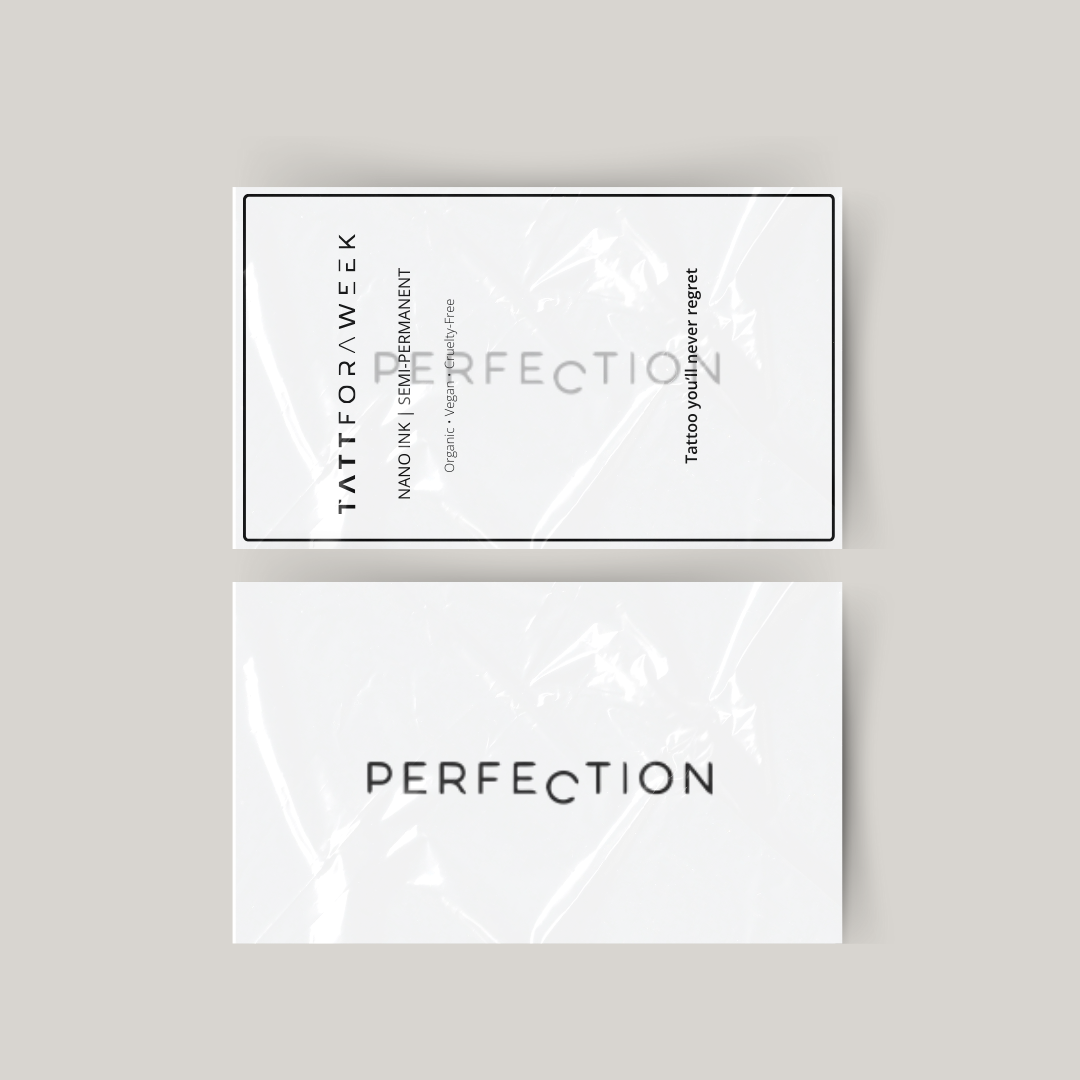 Perfeição de tatuagem temporária