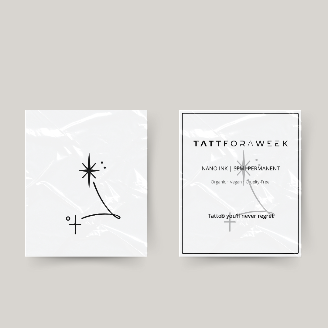 Tatuagem temporária signos de Peixes