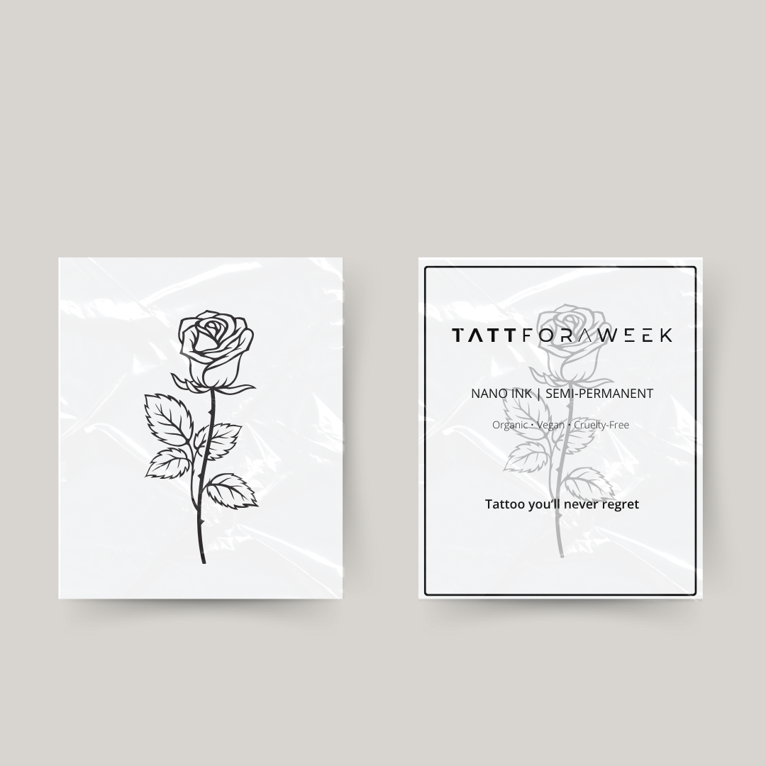 Tatuagem temporária rosa