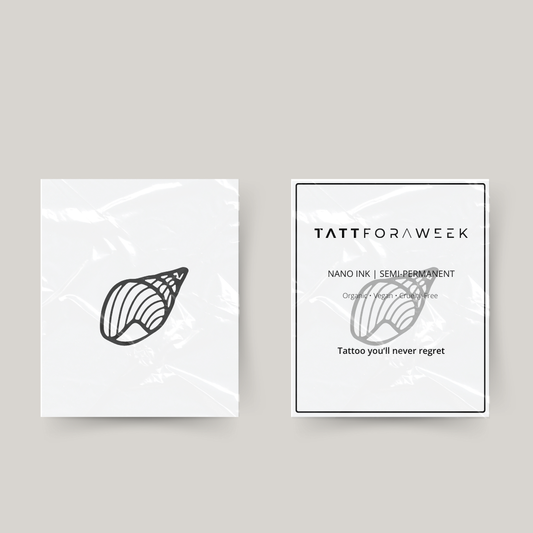 Tatuagem temporária concha