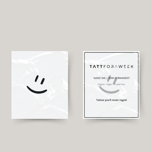 Tatuagem temporária smiley