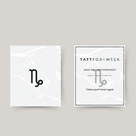 Tatuagem temporária signo Capricórnio