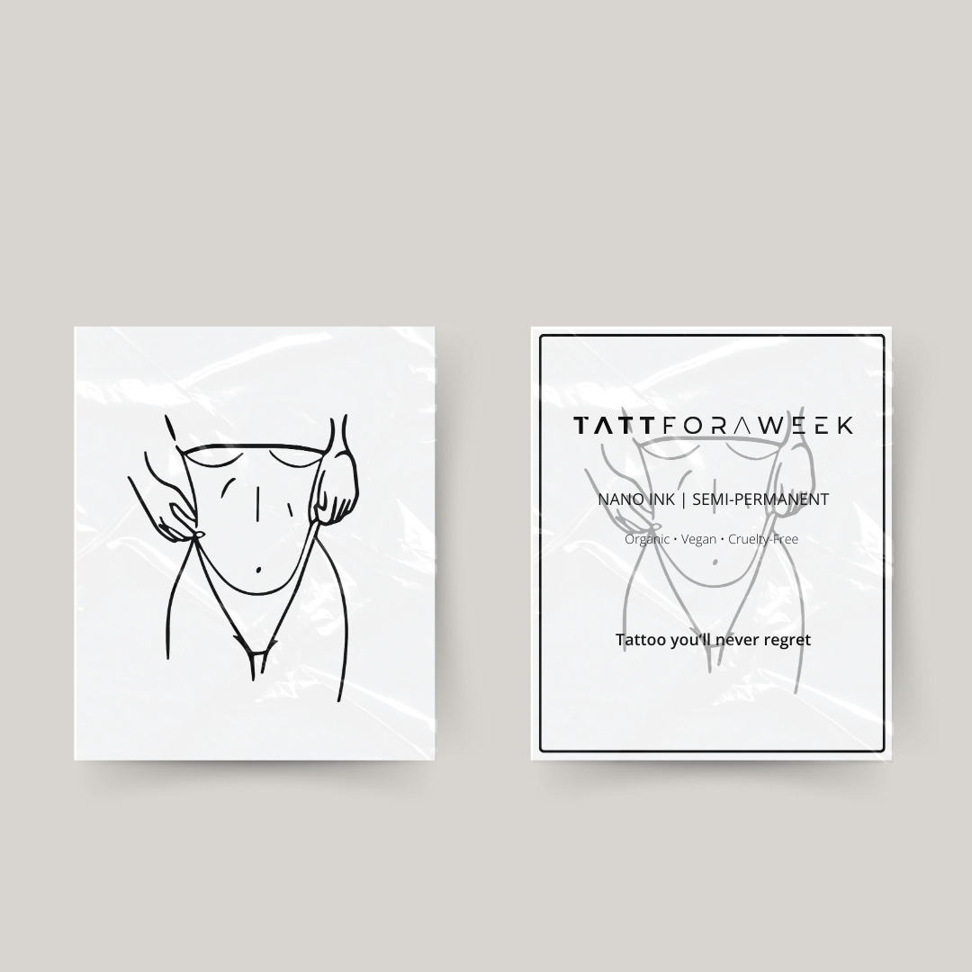 Tatuagem temporária corpo de verão