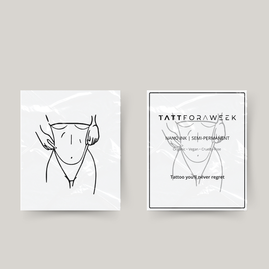 Tatuagem temporária corpo de verão