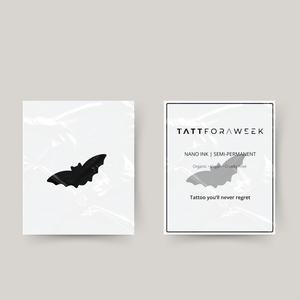 Tatuagem temporária morcego