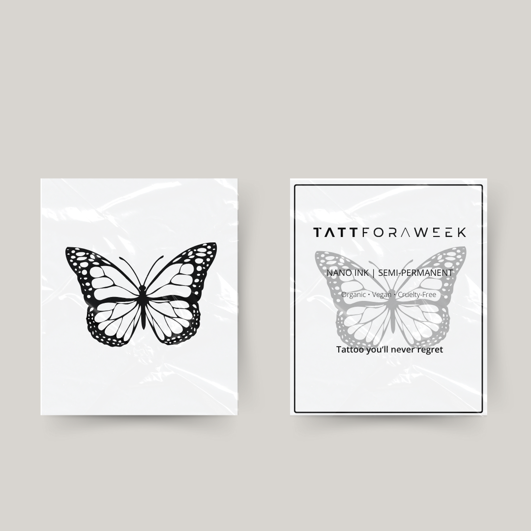 Borboleta de tatuagem temporária
