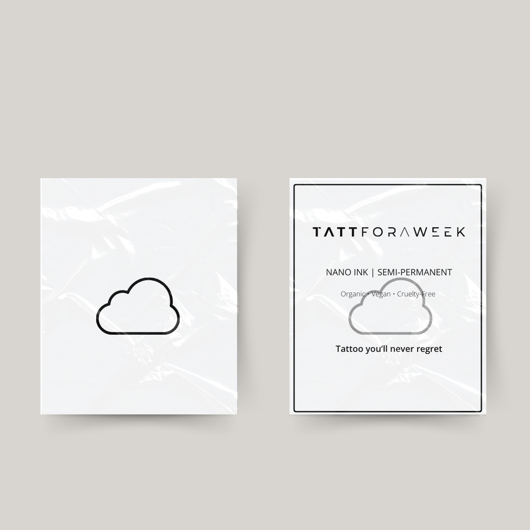 Nuvem de tatuagem temporária