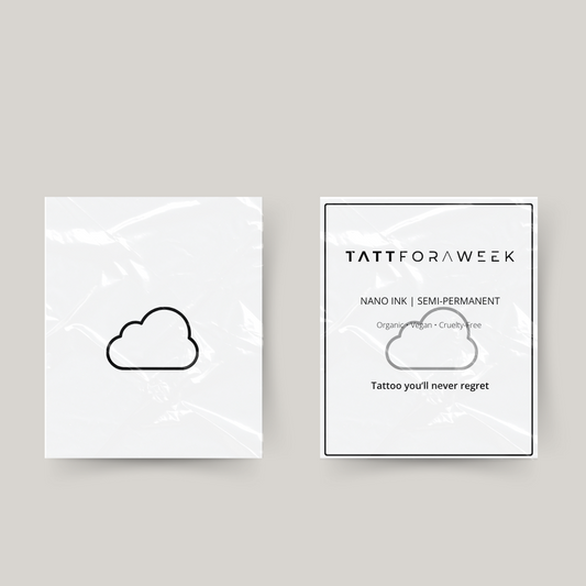 Nuvem de tatuagem temporária