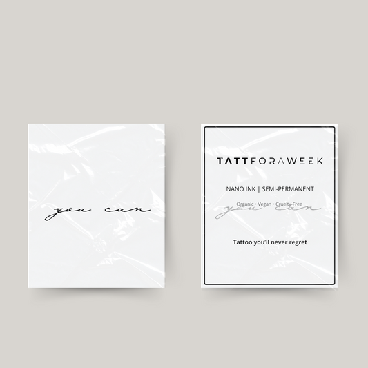 Tatuagem temporária you can