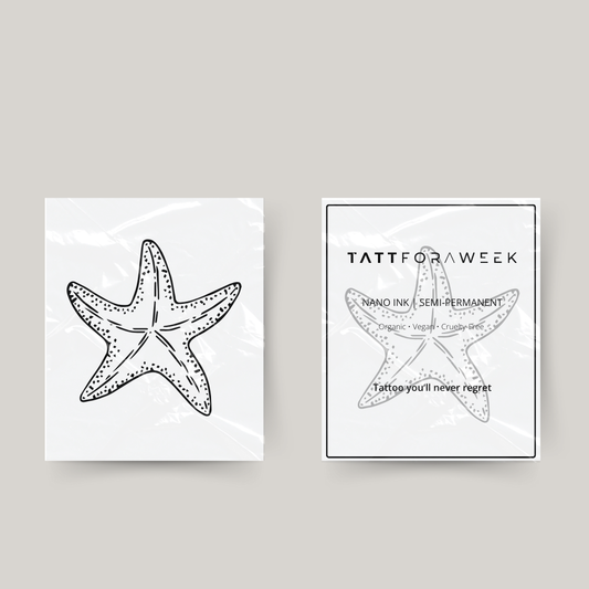 Tatuagem temporária estrela-do-mar