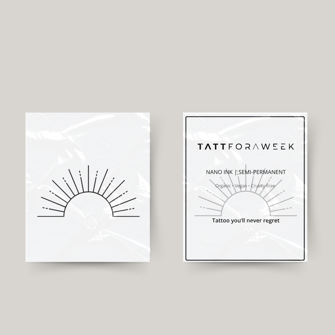 Sol de tatuagem temporária