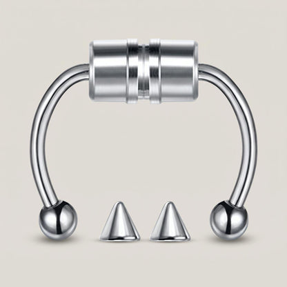 Nep septum magnetisch zilver