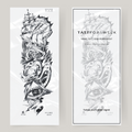 Manga de tatuagem Nep oceano