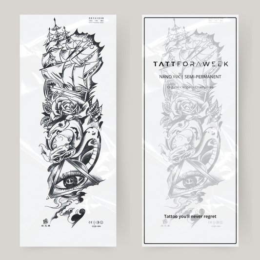 Manga de tatuagem Nep oceano