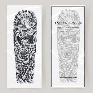 Liberdade de manga de tatuagem falsa