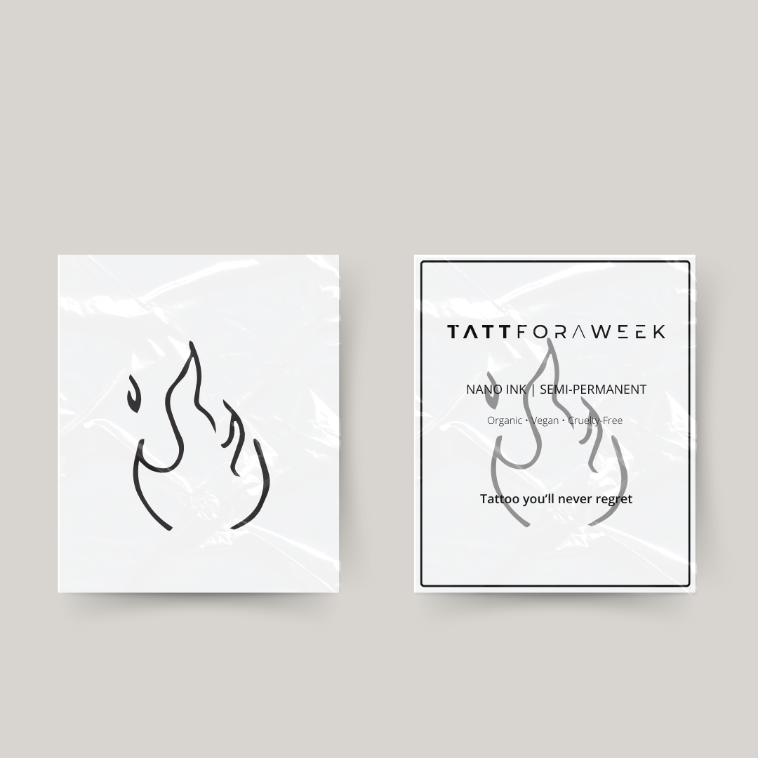 Fogo de tatuagem temporária