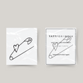 Clipe de papel para tatuagem temporária