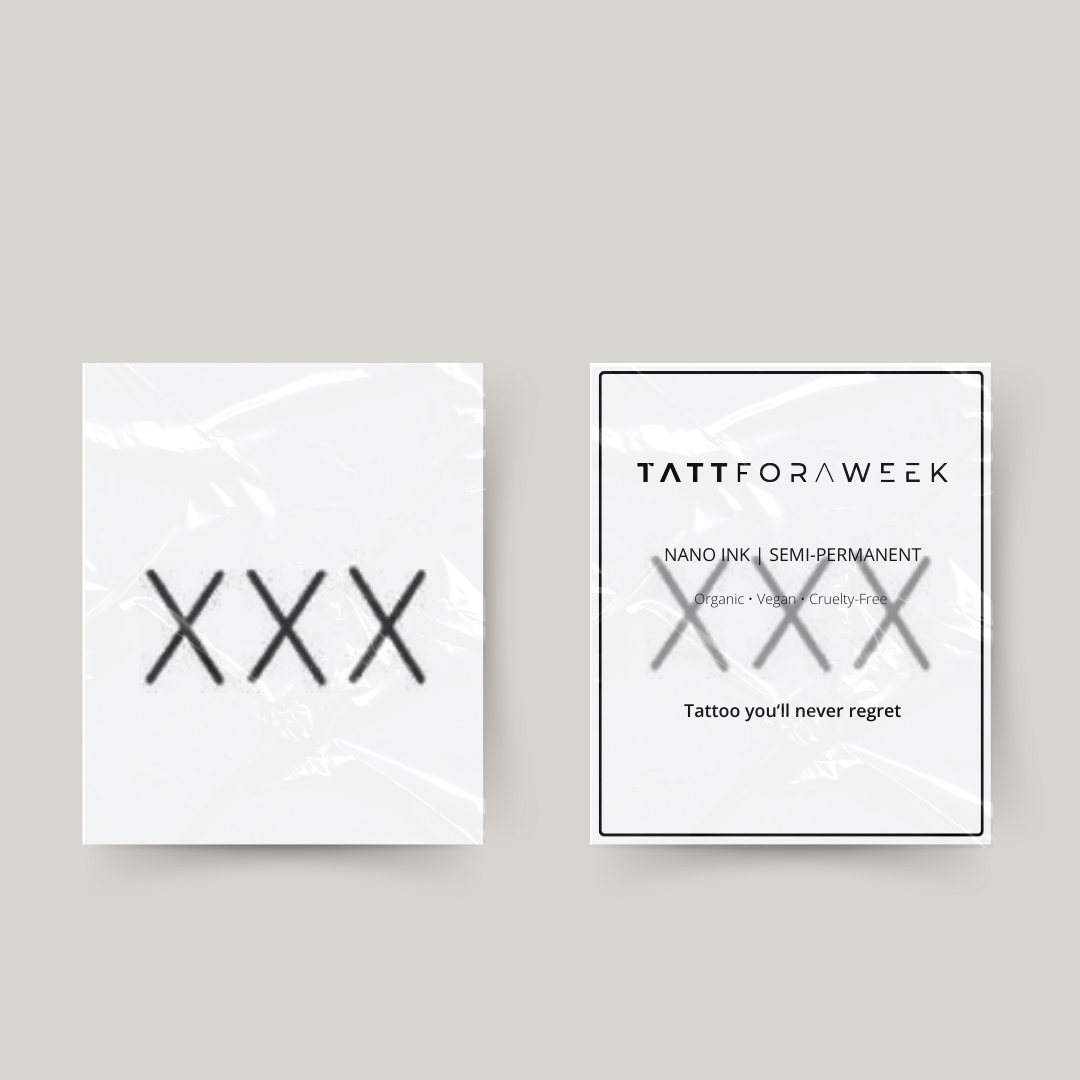 Tatuagem temporária xxx